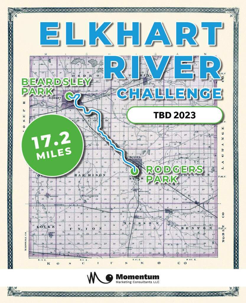 Elkhart River Challenge 2023 Map